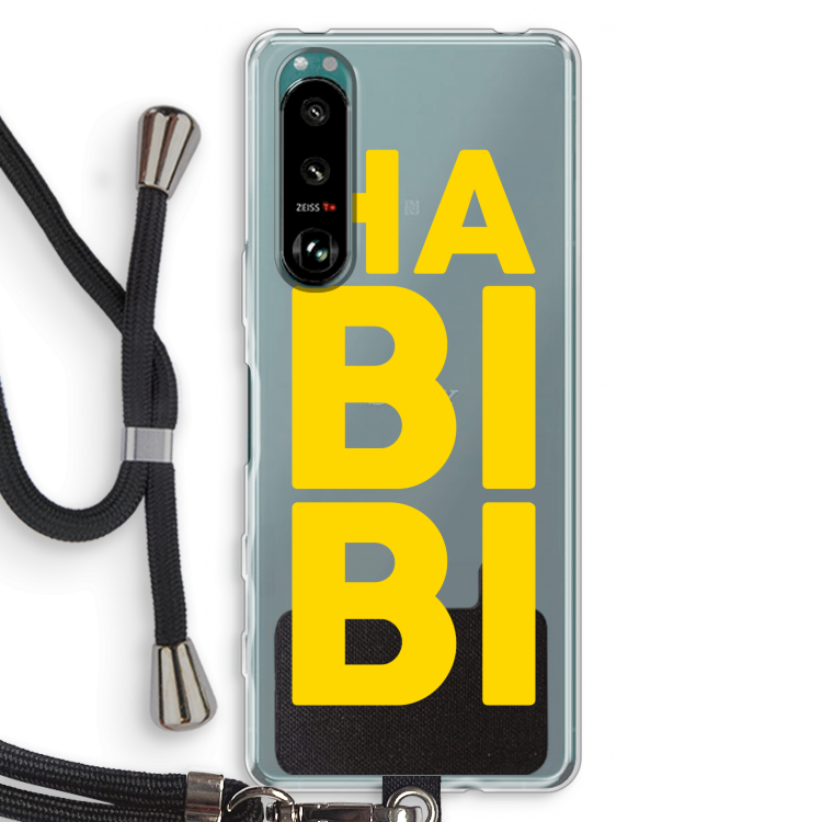 Habibi Majorelle : Sony Xperia 5 III Transparant Hoesje met koord