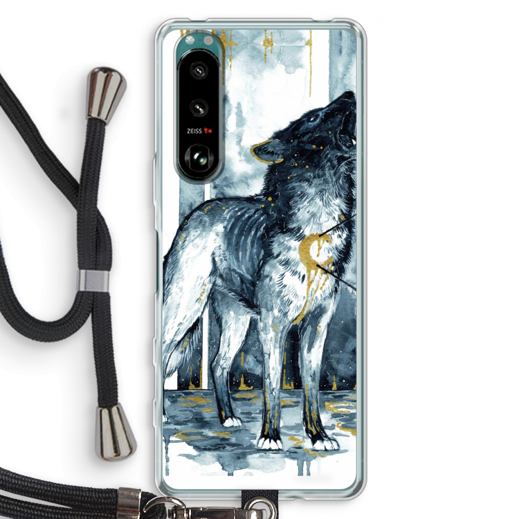 Bleeding Soul: Sony Xperia 5 III Transparant Hoesje met koord