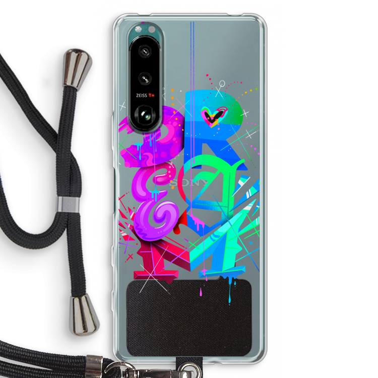 Dream: Sony Xperia 5 III Transparant Hoesje met koord