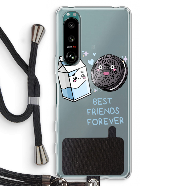 Best Friend Forever: Sony Xperia 5 III Transparant Hoesje met koord