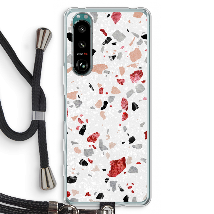 Terrazzo N°12: Sony Xperia 5 III Transparant Hoesje met koord