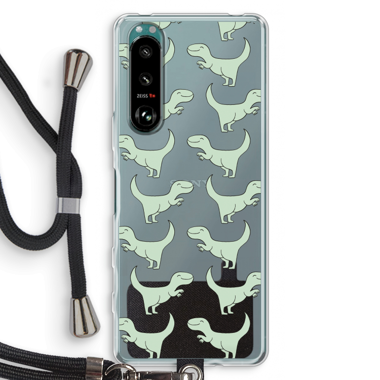 Dinos: Sony Xperia 5 III Transparant Hoesje met koord