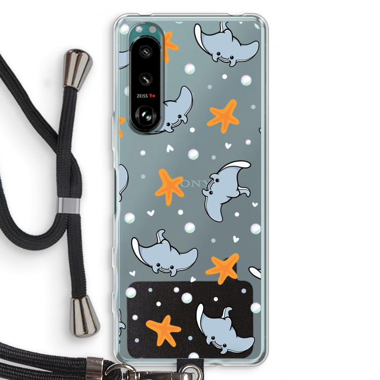Manta: Sony Xperia 5 III Transparant Hoesje met koord