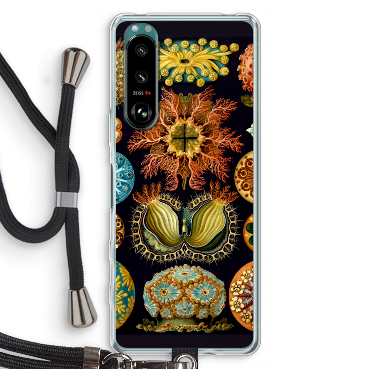 Haeckel Ascidiae: Sony Xperia 5 III Transparant Hoesje met koord