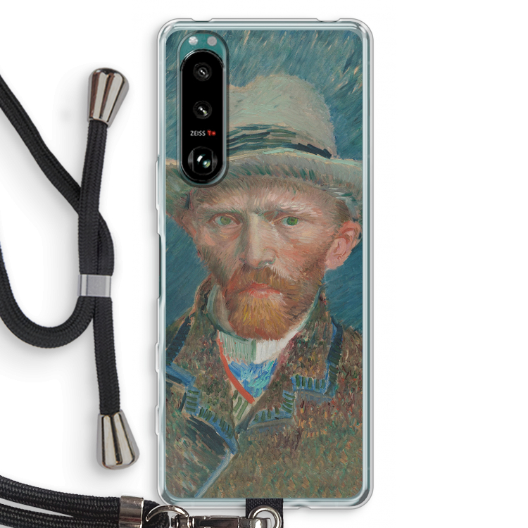 Van Gogh: Sony Xperia 5 III Transparant Hoesje met koord