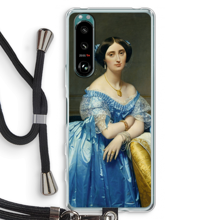 Eleonore: Sony Xperia 5 III Transparant Hoesje met koord