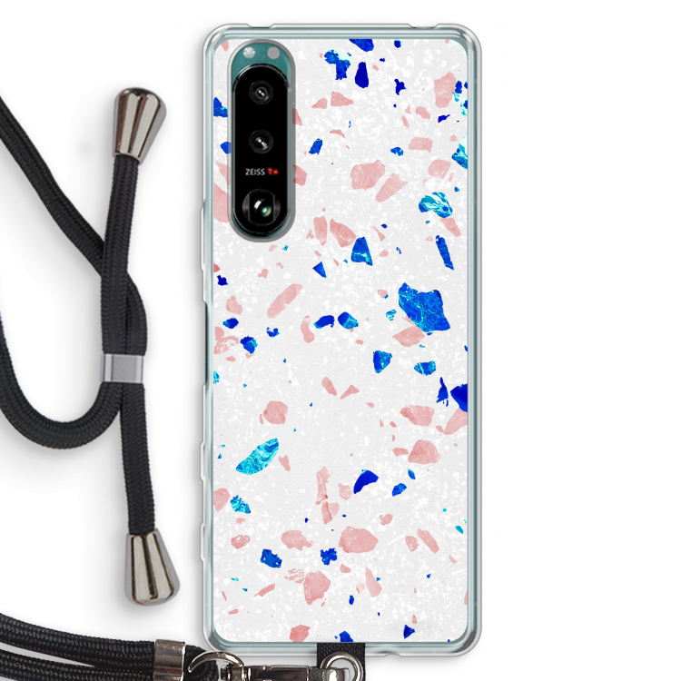 Terrazzo N°6: Sony Xperia 5 III Transparant Hoesje met koord