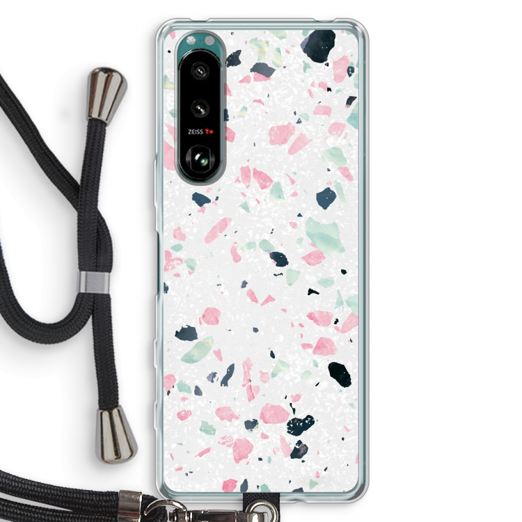 Terrazzo N°3: Sony Xperia 5 III Transparant Hoesje met koord