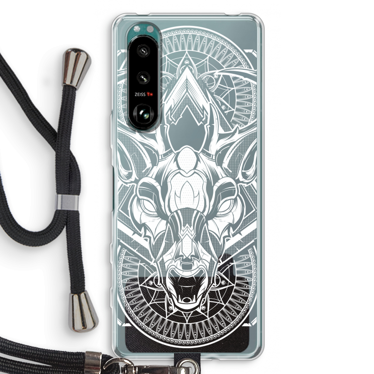 Oh Deer: Sony Xperia 5 III Transparant Hoesje met koord