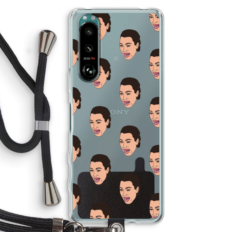 Ugly Cry Call: Sony Xperia 5 III Transparant Hoesje met koord