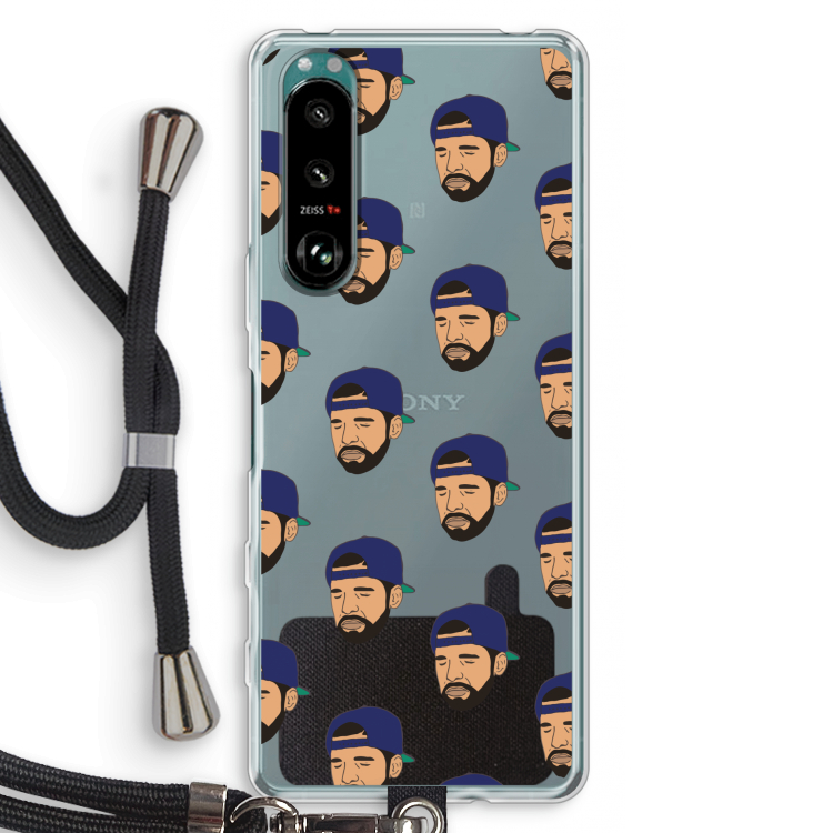 Drake Away: Sony Xperia 5 III Transparant Hoesje met koord