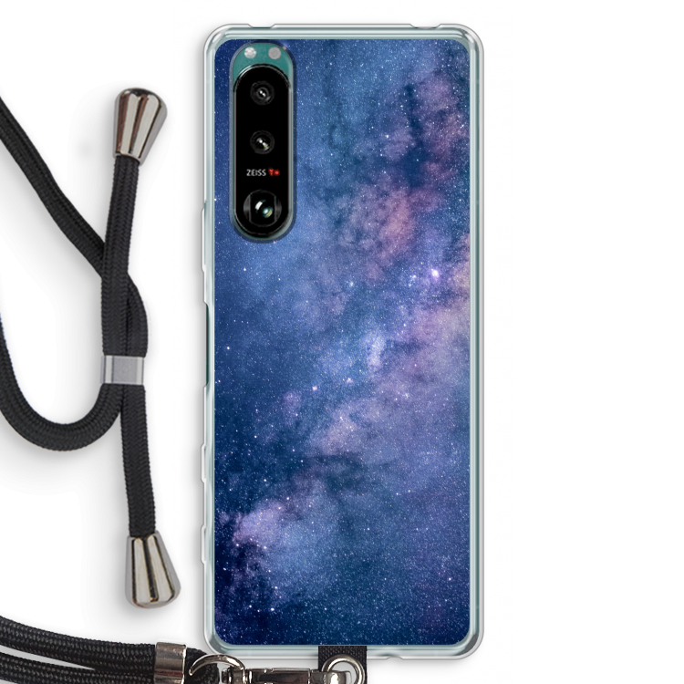 Nebula: Sony Xperia 5 III Transparant Hoesje met koord