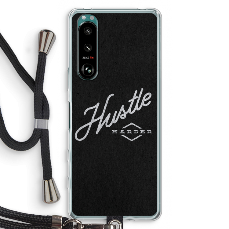 Hustle: Sony Xperia 5 III Transparant Hoesje met koord