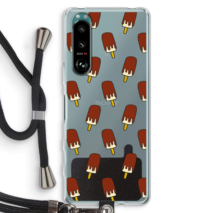 Yummy: Sony Xperia 5 III Transparant Hoesje met koord