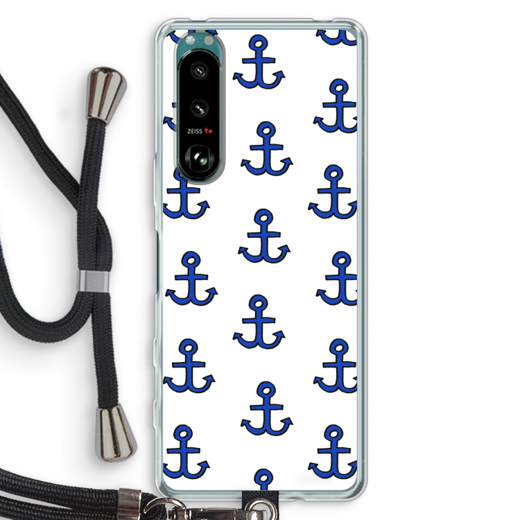 Ankers: Sony Xperia 5 III Transparant Hoesje met koord