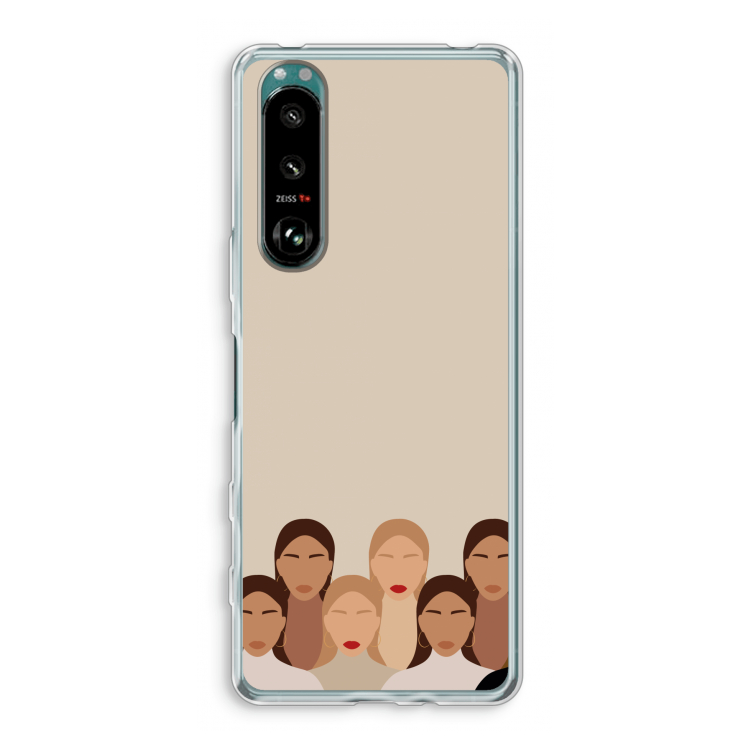 Girls girls girls: Sony Xperia 5 III Transparant Hoesje