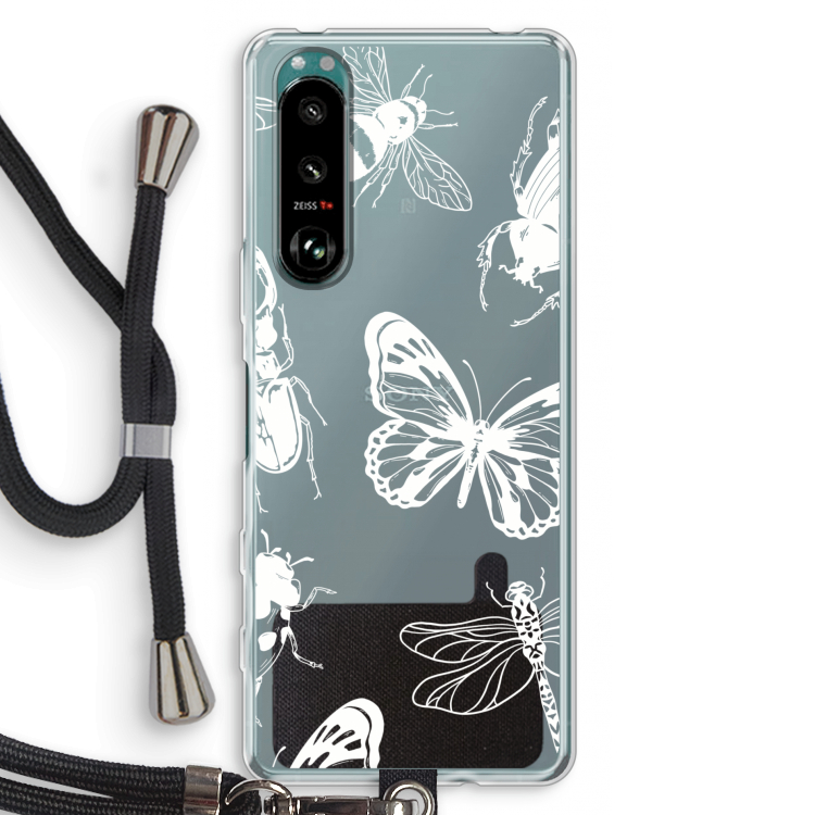 Tiny Bugs: Sony Xperia 5 III Transparant Hoesje met koord