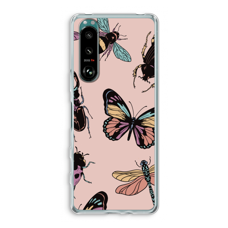 Tiny Bugs: Sony Xperia 5 III Transparant Hoesje