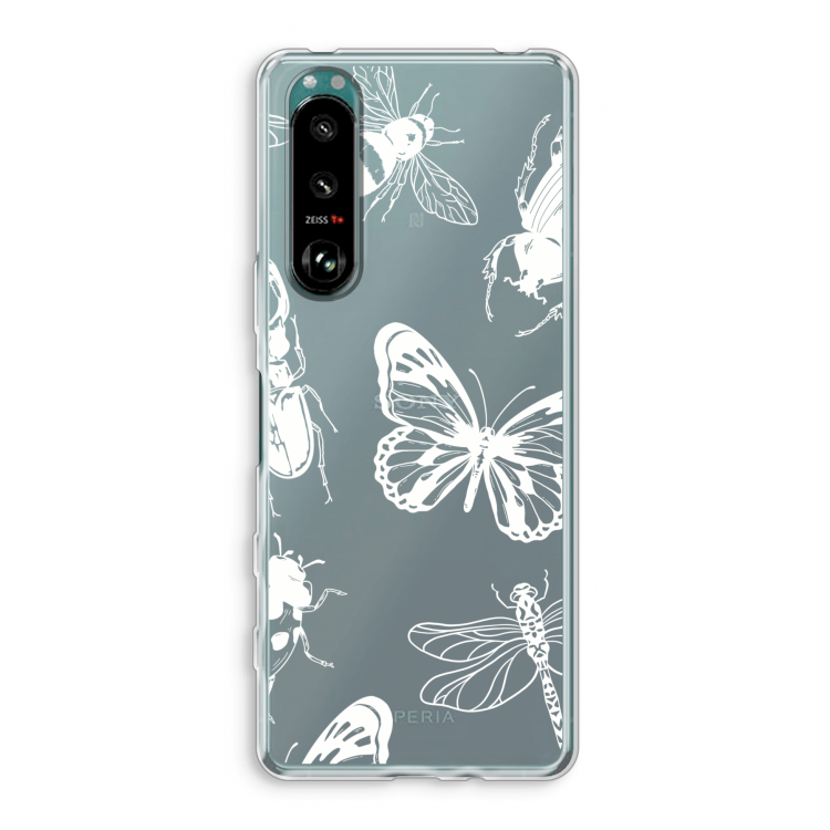 Tiny Bugs: Sony Xperia 5 III Transparant Hoesje