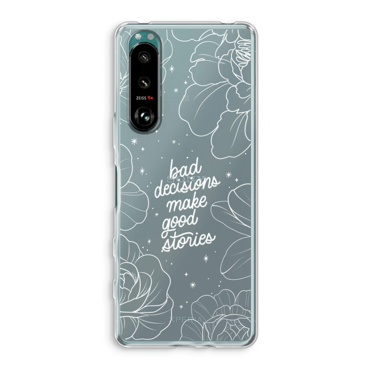 Good stories: Sony Xperia 5 III Transparant Hoesje