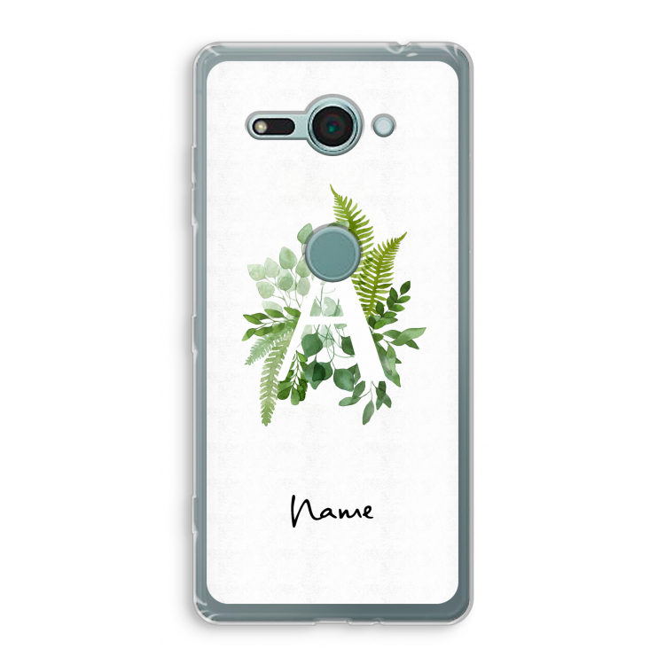 Green Brush: Sony Xperia XZ2 Compact Transparant Hoesje