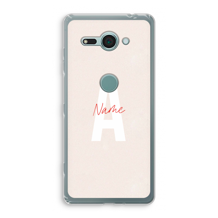 Strawberry Milkshake: Sony Xperia XZ2 Compact Transparant Hoesje