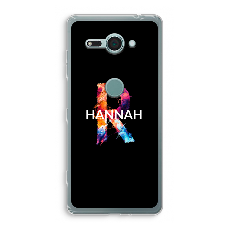 Abstract Spectrum: Sony Xperia XZ2 Compact Transparant Hoesje