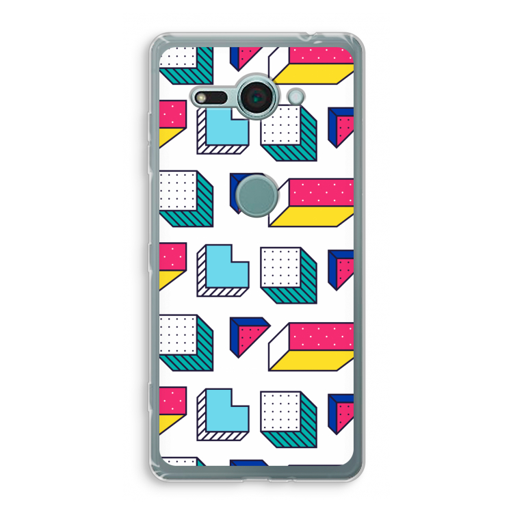 8-bit N°7: Sony Xperia XZ2 Compact Transparant Hoesje