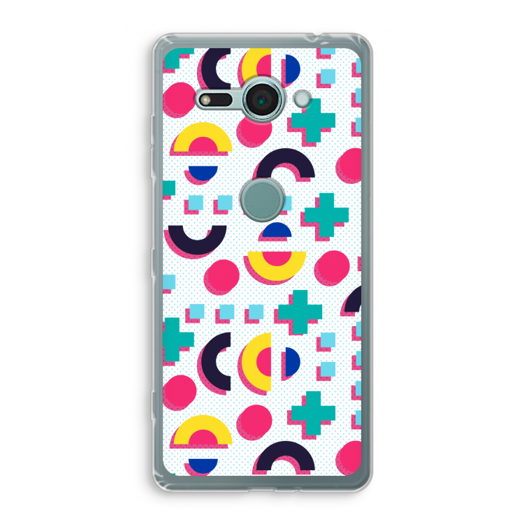 8-bit N°2: Sony Xperia XZ2 Compact Transparant Hoesje