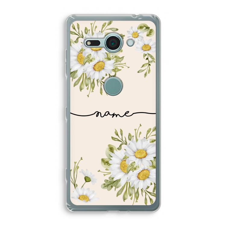 Daisies: Sony Xperia XZ2 Compact Transparant Hoesje