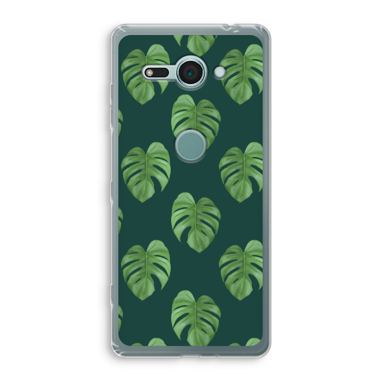 Monstera leaves: Sony Xperia XZ2 Compact Transparant Hoesje