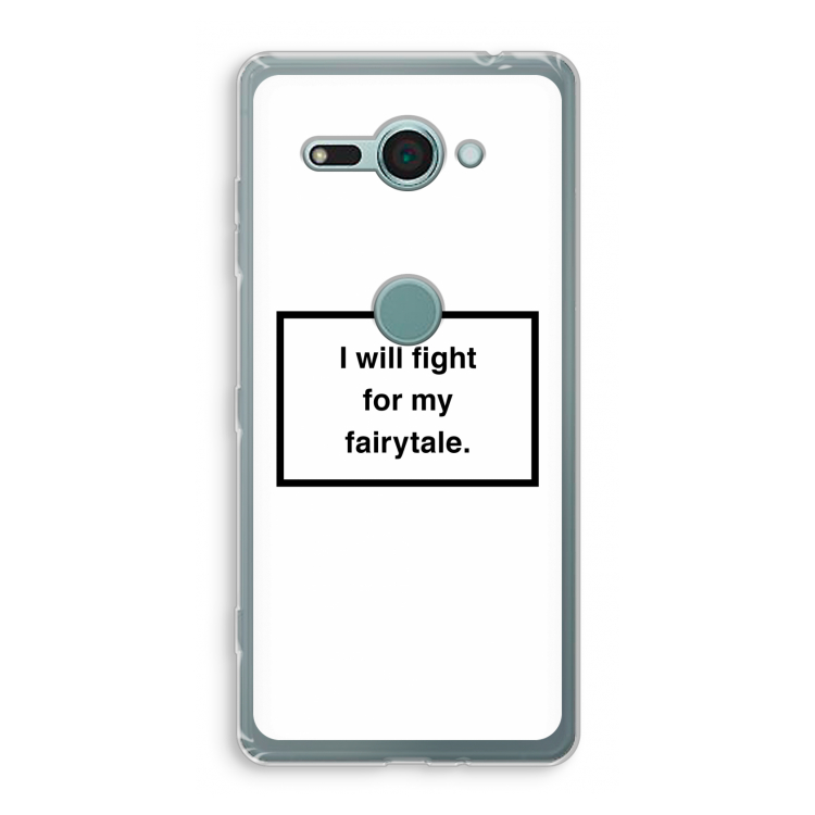 Fight for my fairytale: Sony Xperia XZ2 Compact Transparant Hoesje