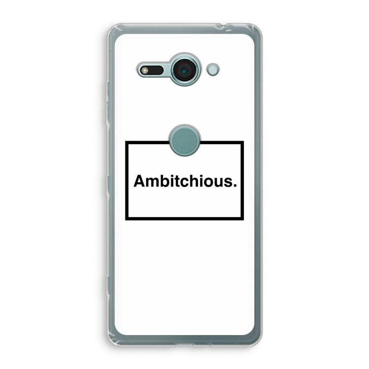Ambitchious: Sony Xperia XZ2 Compact Transparant Hoesje