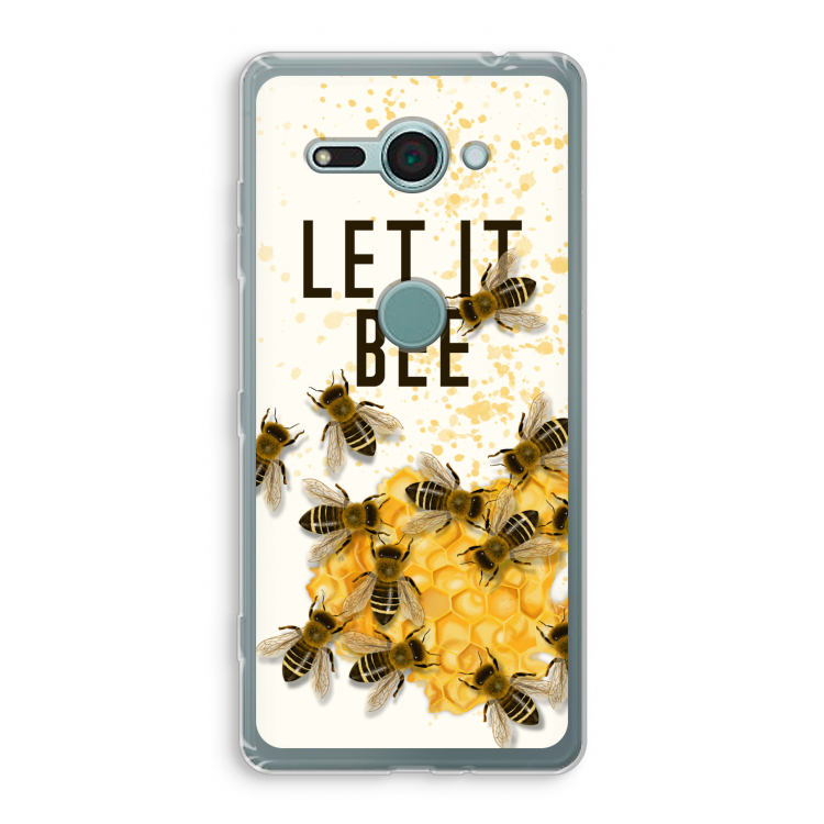 Let it bee: Sony Xperia XZ2 Compact Transparant Hoesje