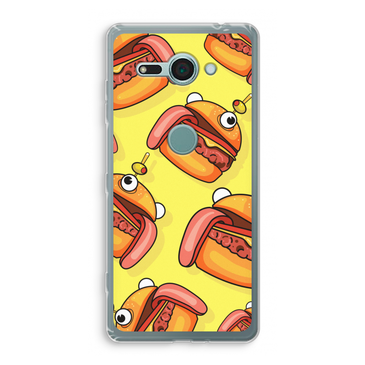 Hamburger: Sony Xperia XZ2 Compact Transparant Hoesje