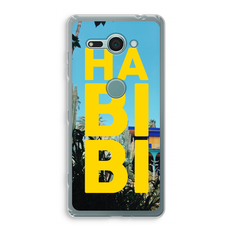 Habibi Majorelle : Sony Xperia XZ2 Compact Transparant Hoesje