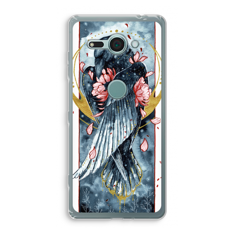 Golden Raven: Sony Xperia XZ2 Compact Transparant Hoesje