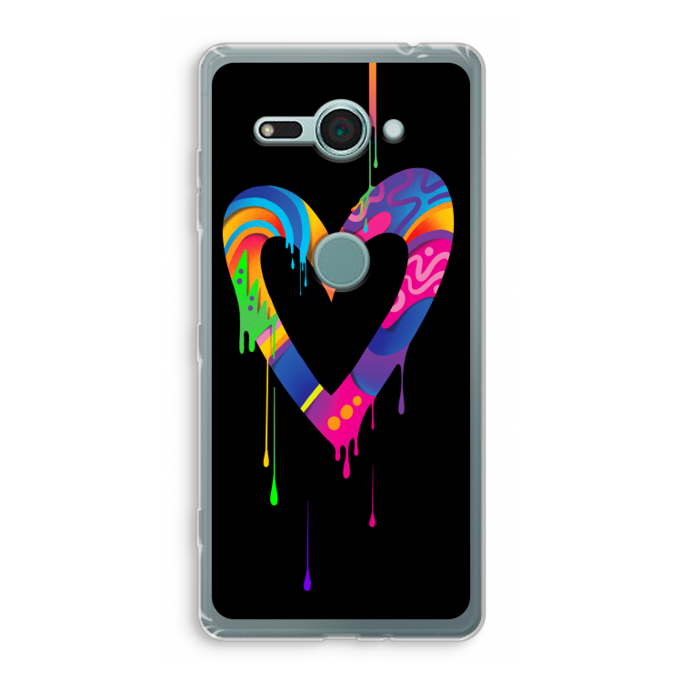 Melts My Heart: Sony Xperia XZ2 Compact Transparant Hoesje