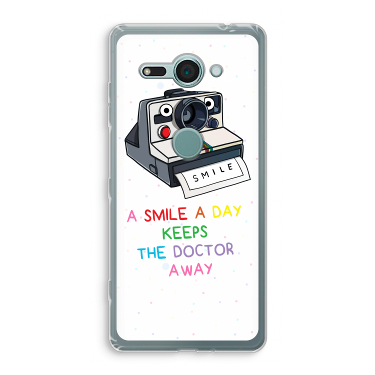Smile: Sony Xperia XZ2 Compact Transparant Hoesje