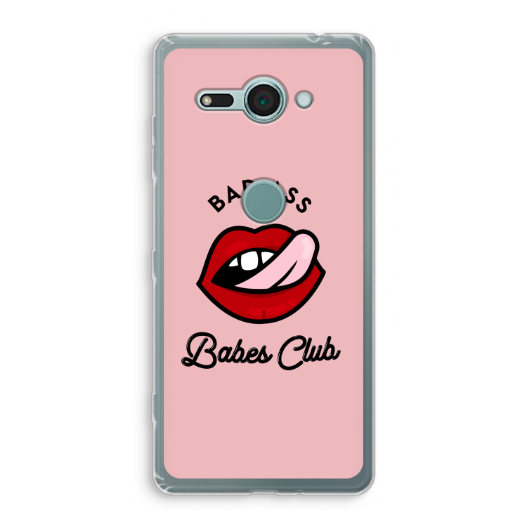 Badass Babes Club: Sony Xperia XZ2 Compact Transparant Hoesje