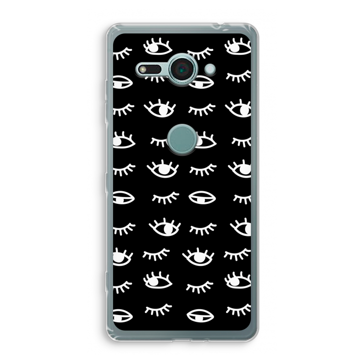 Eye pattern #3: Sony Xperia XZ2 Compact Transparant Hoesje