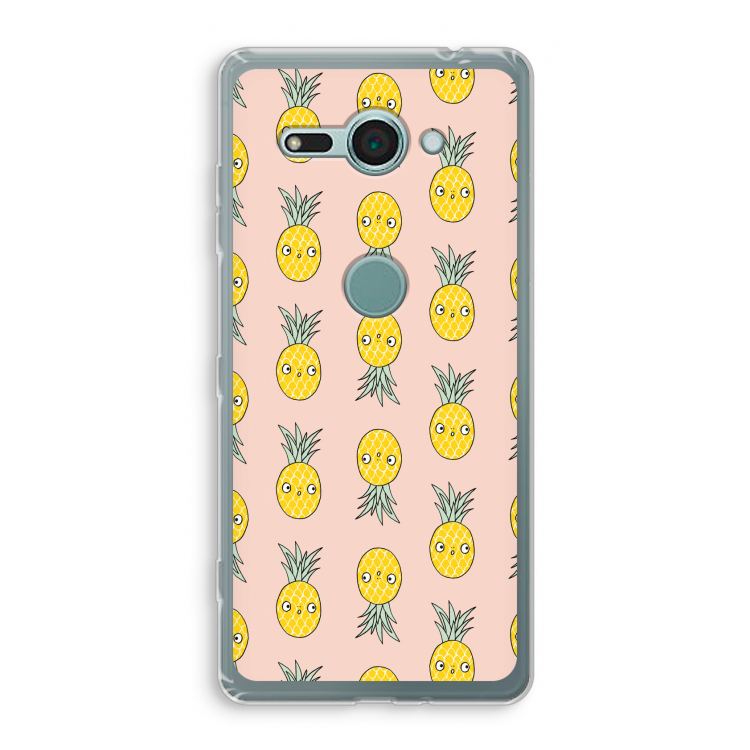 Ananas: Sony Xperia XZ2 Compact Transparant Hoesje