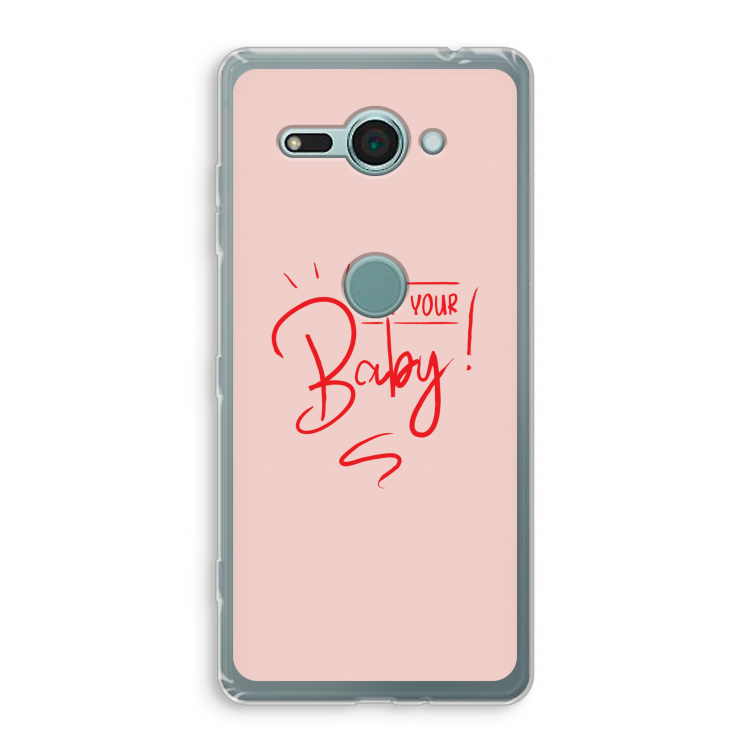 Not Your Baby: Sony Xperia XZ2 Compact Transparant Hoesje