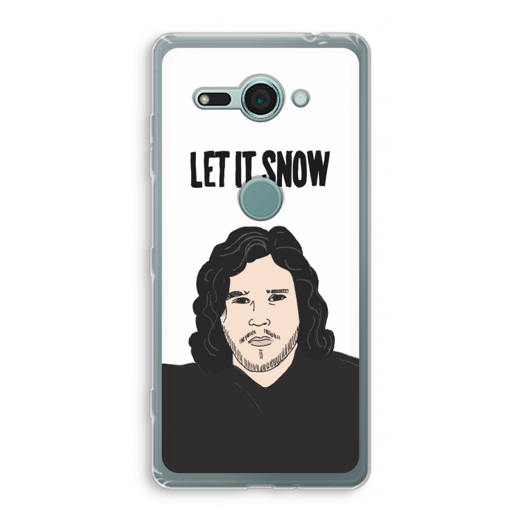 Let It Snow: Sony Xperia XZ2 Compact Transparant Hoesje