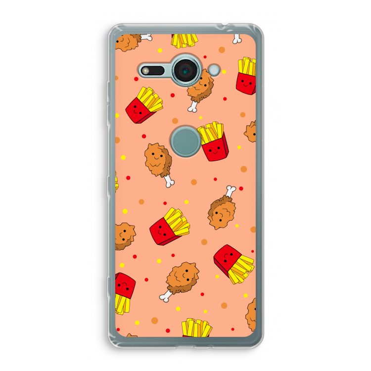 Chicken 'n Fries: Sony Xperia XZ2 Compact Transparant Hoesje