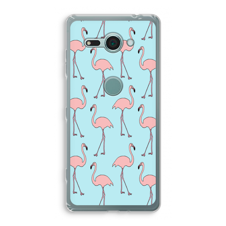 Anything Flamingoes: Sony Xperia XZ2 Compact Transparant Hoesje