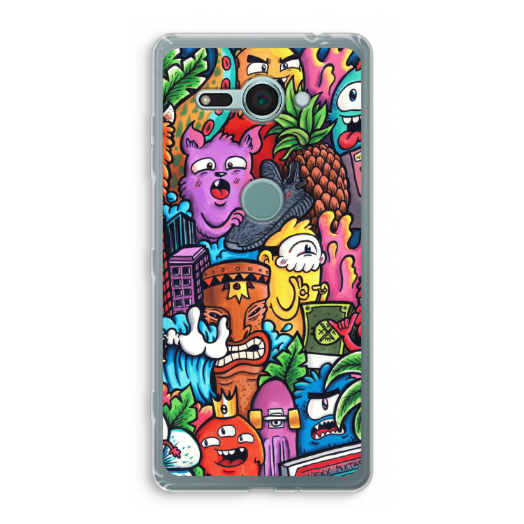 Vexx Mixtape: Sony Xperia XZ2 Compact Transparant Hoesje