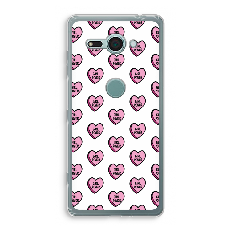 GIRL POWER: Sony Xperia XZ2 Compact Transparant Hoesje