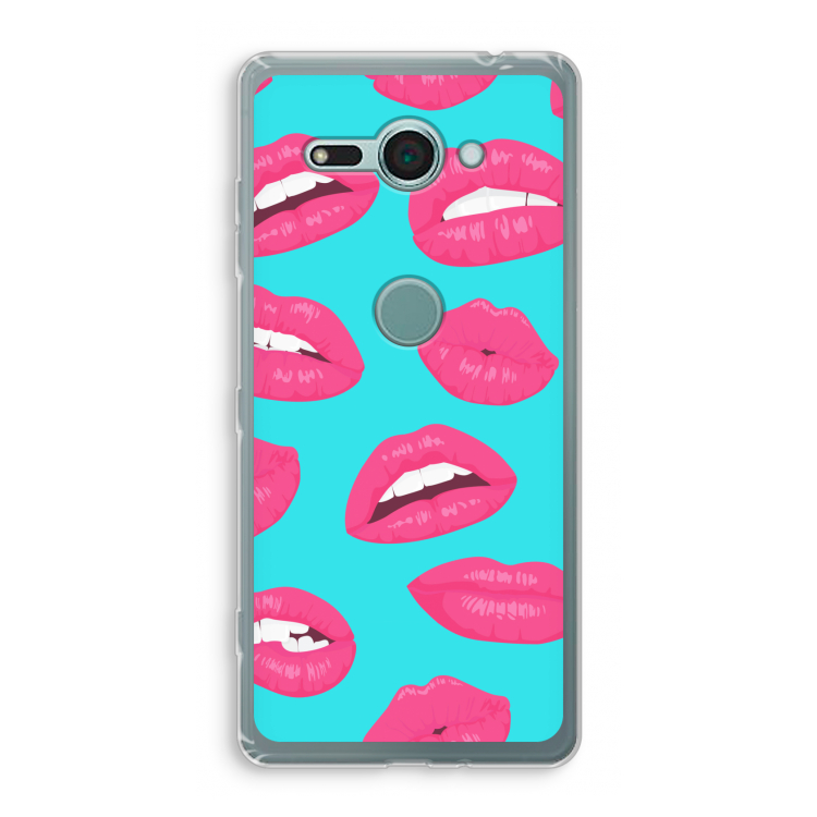Bite my lip: Sony Xperia XZ2 Compact Transparant Hoesje