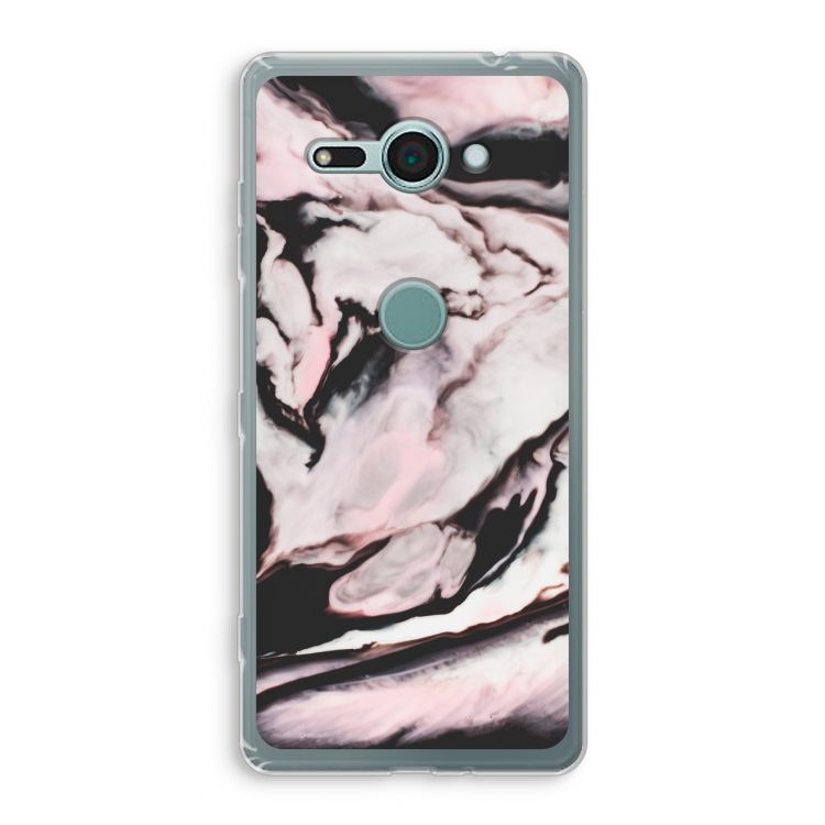 Roze stroom: Sony Xperia XZ2 Compact Transparant Hoesje